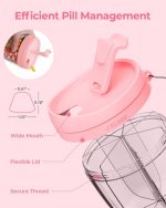 Compact & Cute 7-Compartment Pill Dispenser with Anti-Mix Design - Image 4