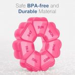 Large 7-Day Pill Organizer With Spacious Compartments - Image 3