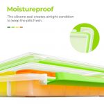 Moistureproof Monthly Pill Organizer with Removable Weekly Rows - Image 3
