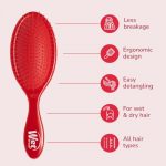 Super Soft Original Detangler Brush - For Effortless, Pain-Free Hair Care - Image 4