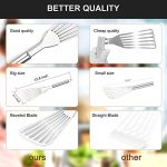 2-Piece Deluxe Stainless Steel Fish Spatula Set - Image 6