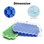 Multi-Purpose Silicone Ice Cube Trays with Lid - Pack of 3 - Image 2