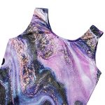 Sparkling One-Piece Gymnastics Leotard for Girls - Image 4