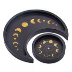 Enchanting Lunar Crystal Display and Storage Tray Set