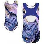Sparkling One-Piece Gymnastics Leotard for Girls