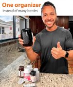 Compact Travel Pill Organizer with Moisture-Proof Design and Secure Lock - Image 2
