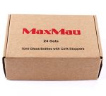 Charming 24-Piece Miniature Glass Bottle Set with Cork Stoppers - Image 6