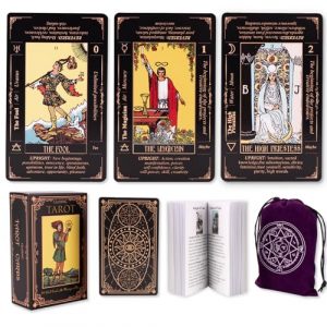 Beginner's Tarot Cards Deck with Comprehensive Guidebook