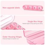 Monthly Pill Organizer with Large Capacity Compartments - Image 6