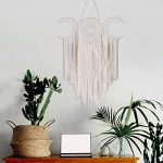 Bohemian Triple Moon Goddess Dream Catcher Wall Hanging - Image 4