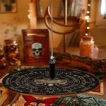 Elegant Wooden Divination Pendulum Board with Crystal Necklace - Image 4