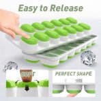 Stackable Ice Cube Trays with Lids - Set of 4 - Image 4