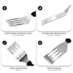 Premium Stainless Steel Spatulas Set (2 Pieces) - Image 4