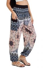 Bohemian Flowy Yoga Pants for Women - Image 3