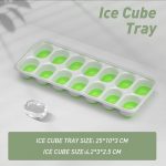 Stackable Ice Cube Trays with Lids - Set of 4 - Image 2