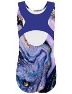 Sparkling One-Piece Gymnastics Leotard for Girls - Image 3