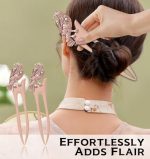 Antique Rose Gold Raven Hair Forks (2pcs Set) - Image 5