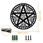 Triple Moon Black Metal Wall Art – Perfect for Home and Office Decor - Image 3