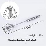 Premium Stainless Steel Hand-Push Rotary Whisk - Image 3