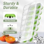 Stackable Ice Cube Trays with Lids - Set of 4 - Image 3