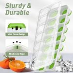Stackable Ice Cube Trays with Lids - Set of 4 - Image 3