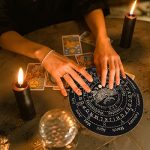 Elegant Wooden Divination Pendulum Board with Crystal Necklace - Image 6