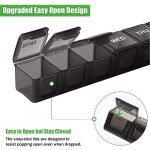 Dual Pack Weekly Pill Organizer - 7 Day Large Capacity Medication Case - Image 3