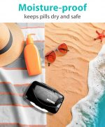 Compact Travel Pill Organizer with Moisture-Proof Design and Secure Lock - Image 5