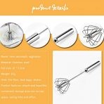 Premium Stainless Steel Hand-Push Rotary Whisk - Image 6