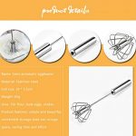Premium Stainless Steel Hand-Push Rotary Whisk - Image 6