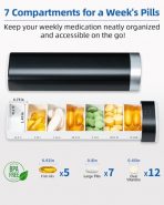 Compact 7-Day Pill Organizer with Stylish Design - Image 2