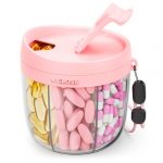 Compact & Cute 7-Compartment Pill Dispenser with Anti-Mix Design