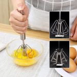 "Effortless Semi-Automatic Stainless Steel Whisk - Master of Mixes" - Image 5