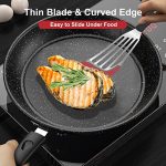 Premium Fish Spatula Turner Set of 2 - Perfect for Nonstick Cookware - Image 5
