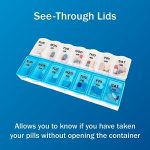7-Day Dual Time Pill Organizer and Vitamin Case with Large Compartments - Image 4