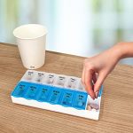 7-Day Dual Time Pill Organizer and Vitamin Case with Large Compartments - Image 6