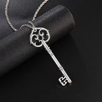 Enchanting Witches Key Necklace - A Charming Pagan-Inspired Gothic Accessory - Image 2