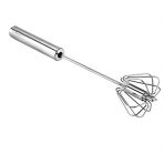 Premium Stainless Steel Hand-Push Rotary Whisk