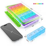 Moisture-Proof Weekly Pill Organizer with Removable Compartments - Image 6