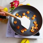 2-Piece Silicone Spatula Set with Wood Handle for Non-Stick Cookware - Image 2