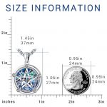 Divine Harmony Silver Witch's Knot Necklace - Image 2
