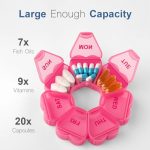 Large 7-Day Pill Organizer With Spacious Compartments - Image 2