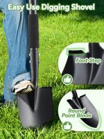 Compact Heavy-Duty Garden Shovel - Image 4