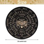 Elegant Wooden Divination Pendulum Board with Crystal Necklace - Image 3