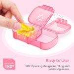 Extra-Large Weekly Pill Organizer with Easy-Fill Design - Image 2