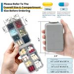 Compact Travel Pill Organizer Kit with Customizable Labels - Image 5