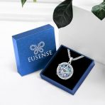 Divine Harmony Silver Witch's Knot Necklace - Image 4