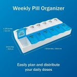 7-Day Dual Time Pill Organizer and Vitamin Case with Large Compartments - Image 2