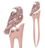 Antique Rose Gold Raven Hair Forks (2pcs Set)