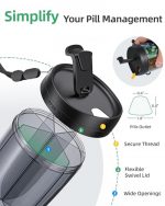 Versatile Large Pill and Supplement Organizer with Anti-Mixing Feature - Image 3